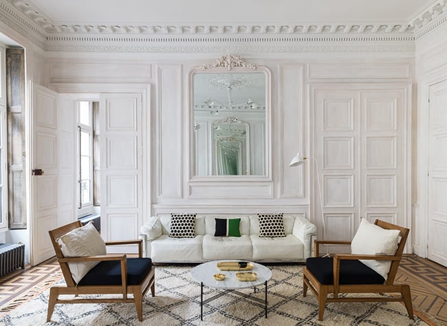style décoration classique minimaliste pied-à-terre parisien - blog déco - Clem Around The Corner