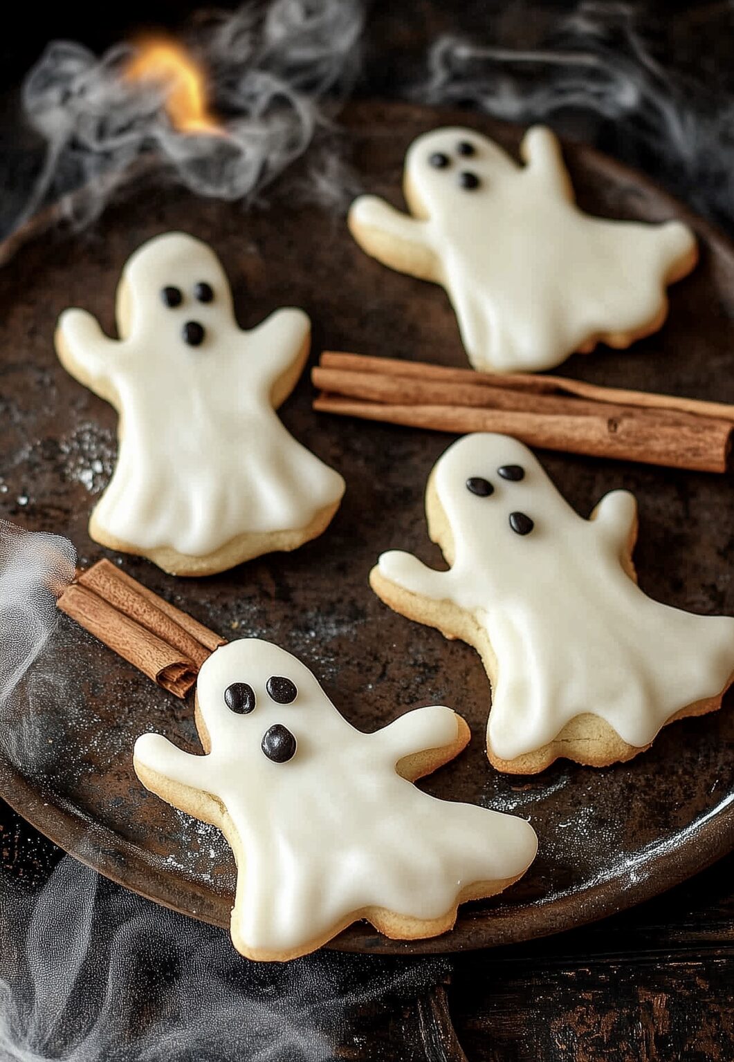 cookies biscuit glaçage Halloween fantôme