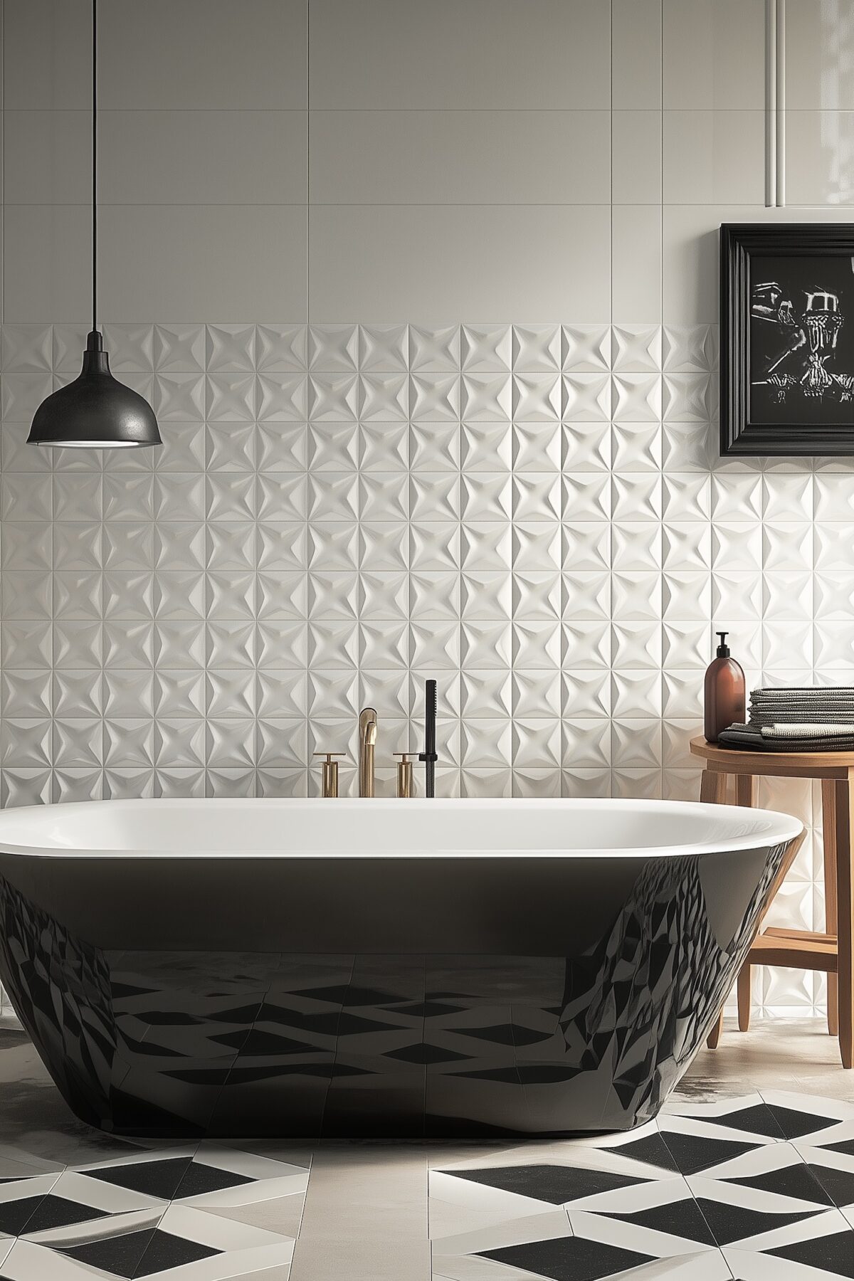 inspiration salle de bains influence Art déco moderne