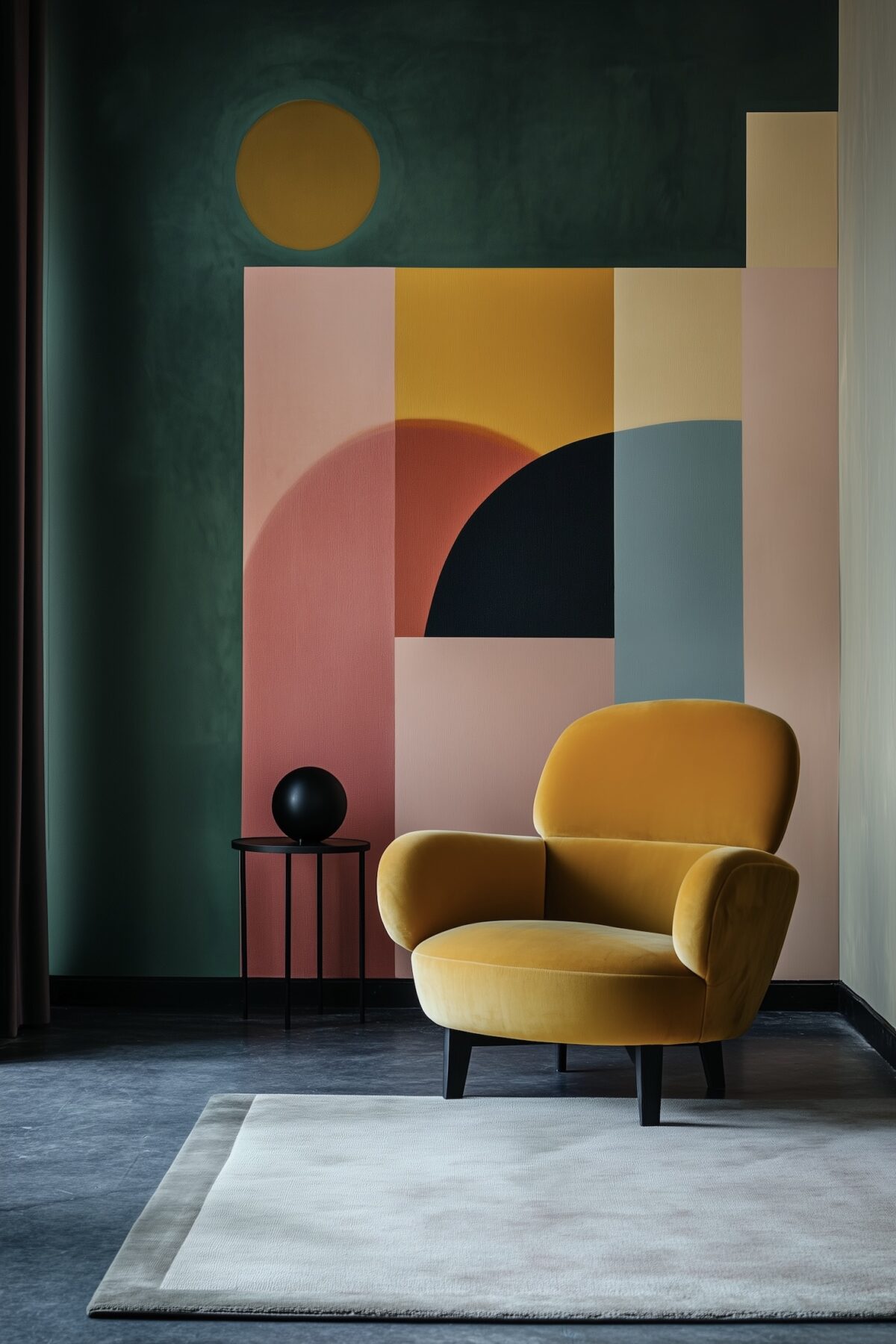 papier-peint multicolore blocs coloré géométrique