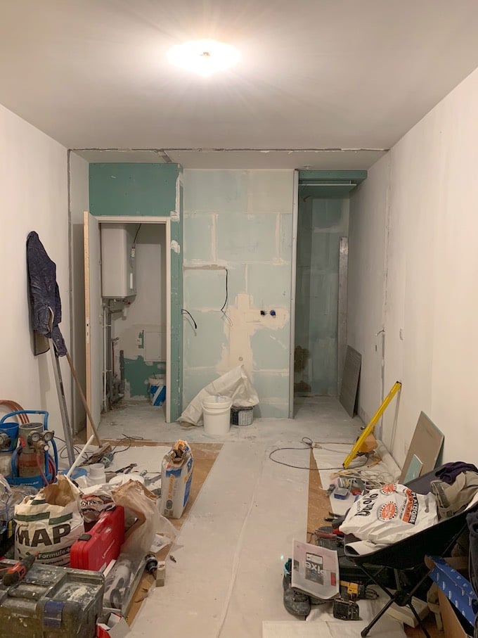 travaux rénovation salle de bain baignoire douche italienne - blog déco - clem around the corner