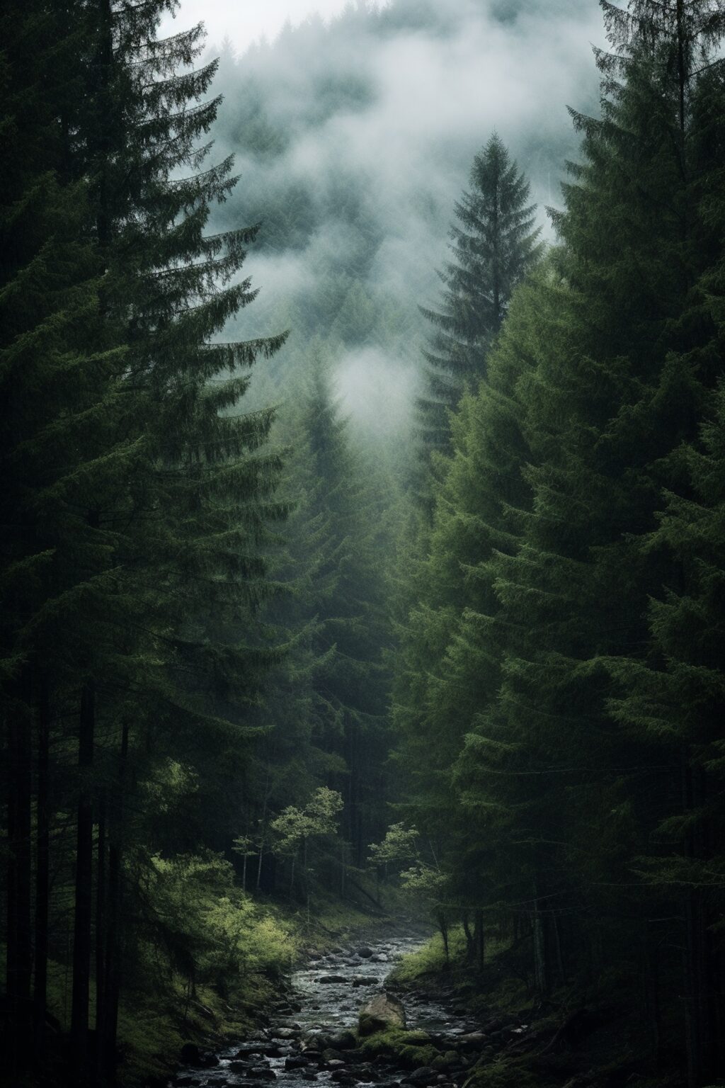 forêt sapin rivière Suède nature -  blog déco écolo
