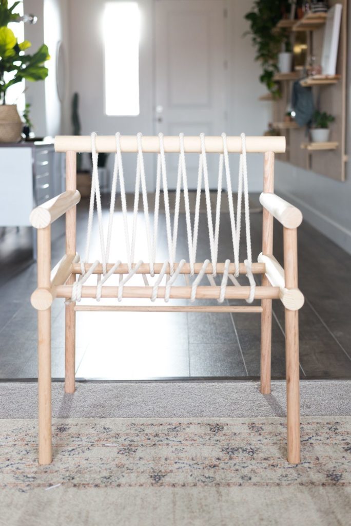 DIY chaise bois corde maison - blog déco - clem around the corner