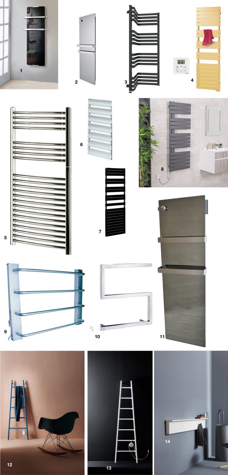 guide avis repose serviette de salle de bain chauffant - blog déco - clem around the corner