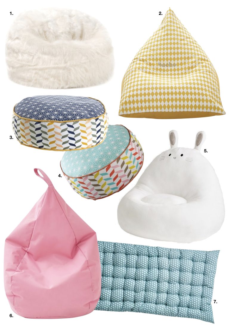 coussin de sol chambre enfant - blog déco - clem around the corner