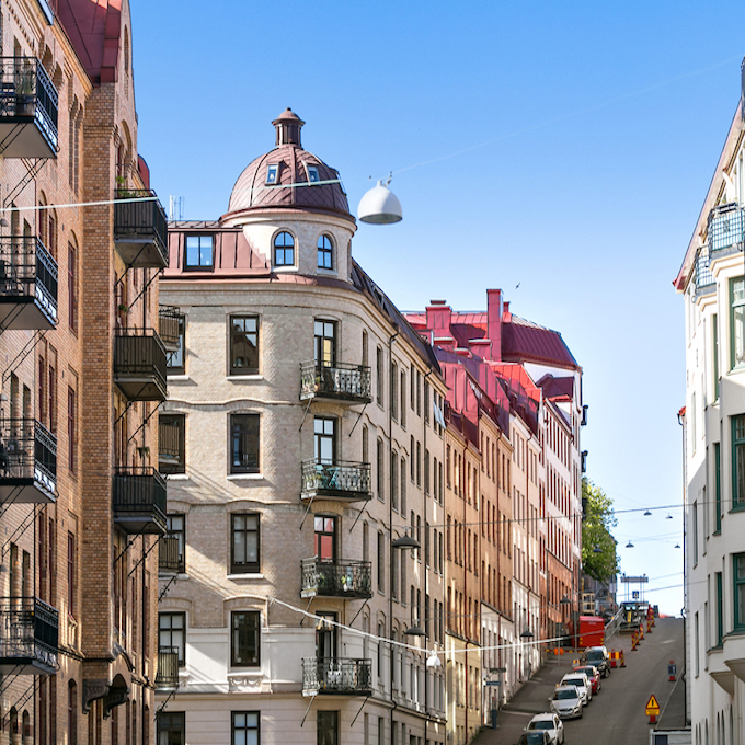 appartement suédois ville suède toit rouge - blog déco - clem around the corner