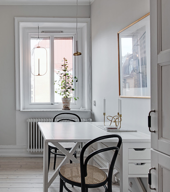 appartement suédois cuisine blanche moderne - blog déco - clem around the corner