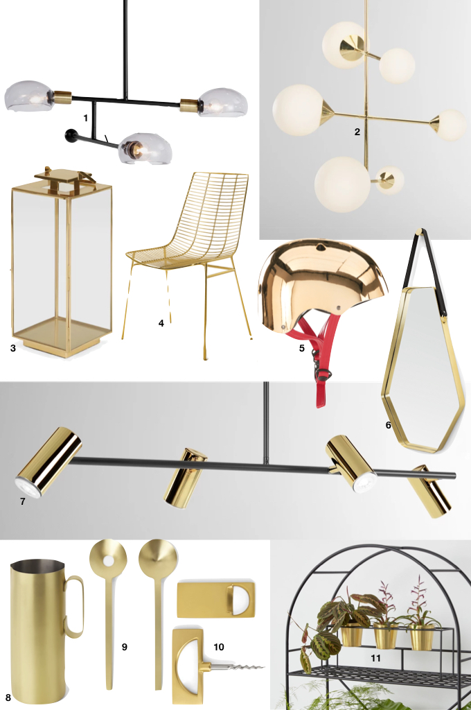 soldes d'hiver made 2019 laiton or gold tendance - blog déco - clem around the corner
