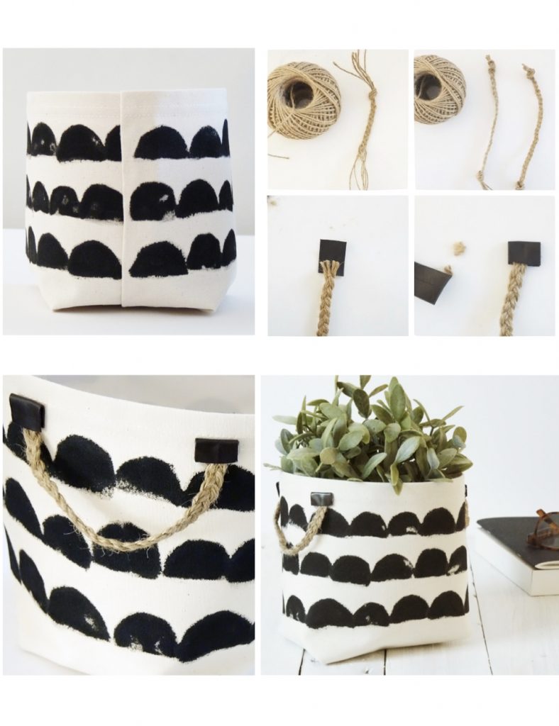 cache pot tuto scandi style marron ficelle - blog déco - clem around the corner