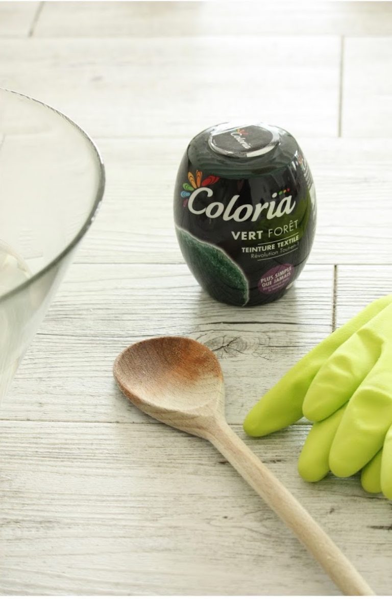 tie and dye vert diy bricolage peinture - blog déco - clem around the corner