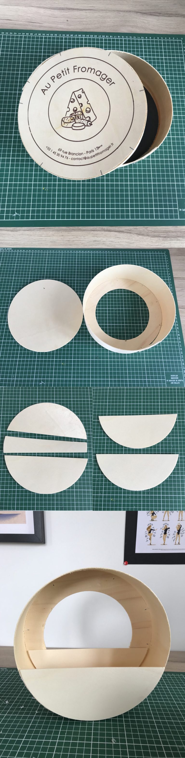 plante en papier recyclage boîte fromage - blog déco - clem around the corner