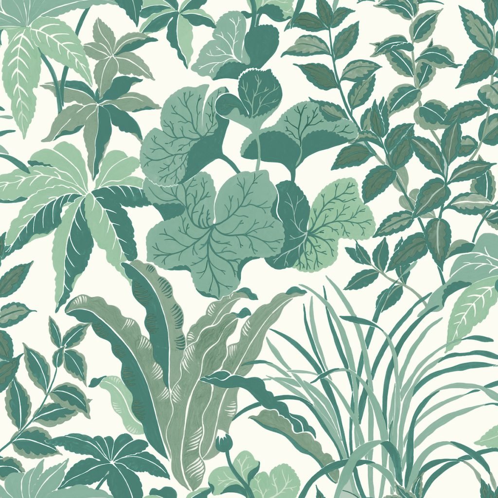 shauna dennison papier peint forest green - blog déco - clem around the corner