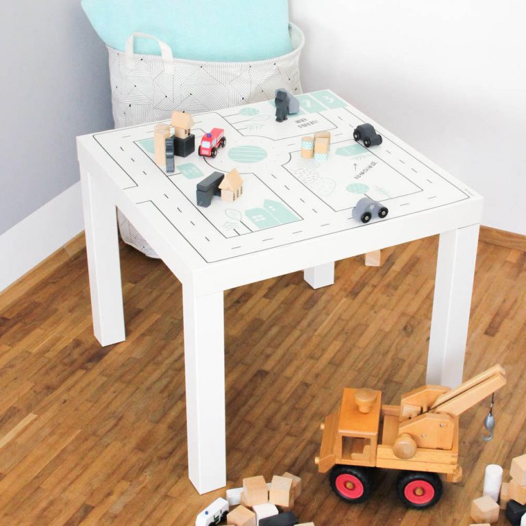 lack ikea hack autocollant stickers - blog déco - clem around the corner