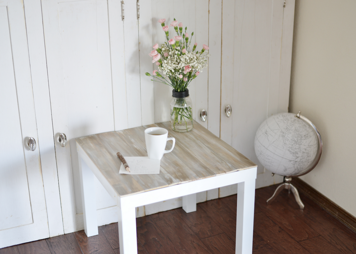 lack ikea hack table basse bois blanc ambiance bohème - blog déco - clem around the corner