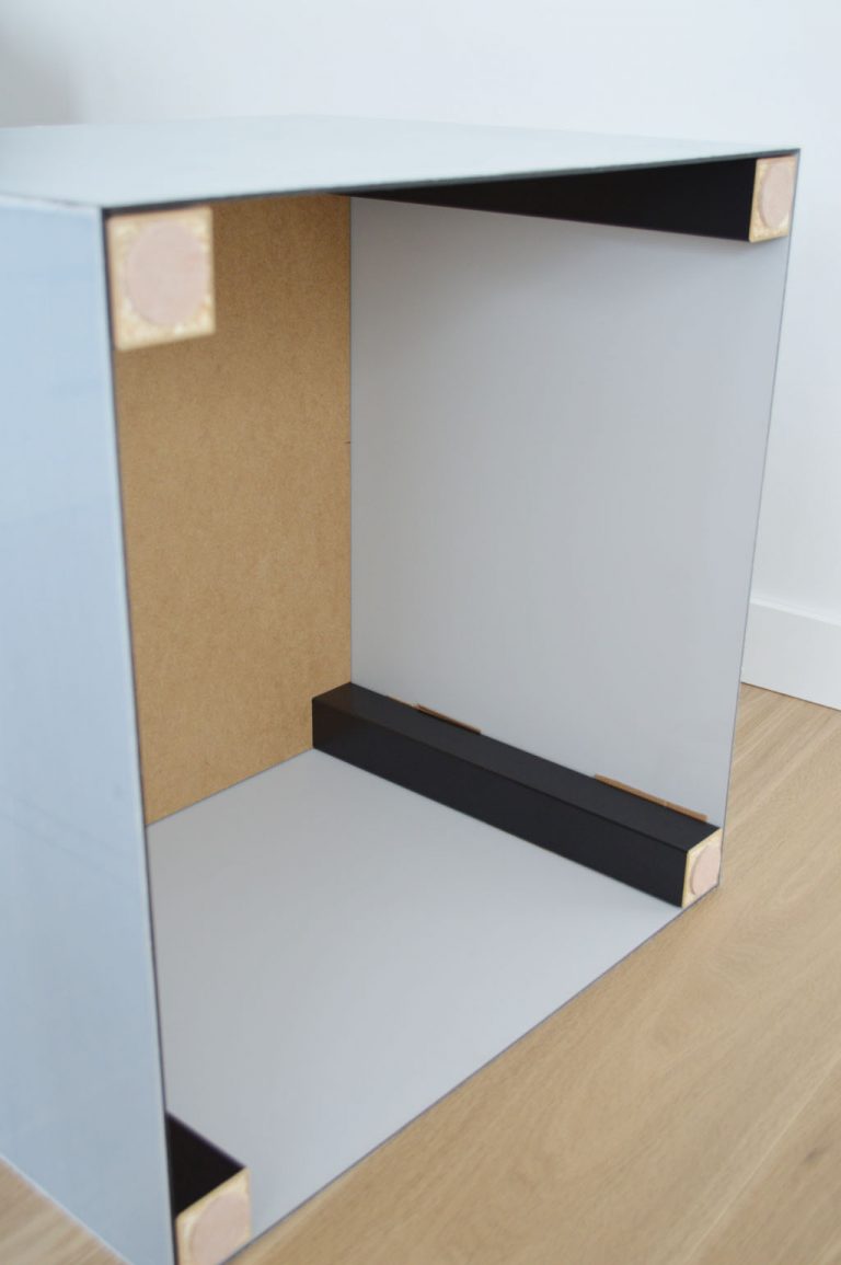 lack ikea hack table basse plexiglas idée originale pieds diy - blog déco - clem around the corner