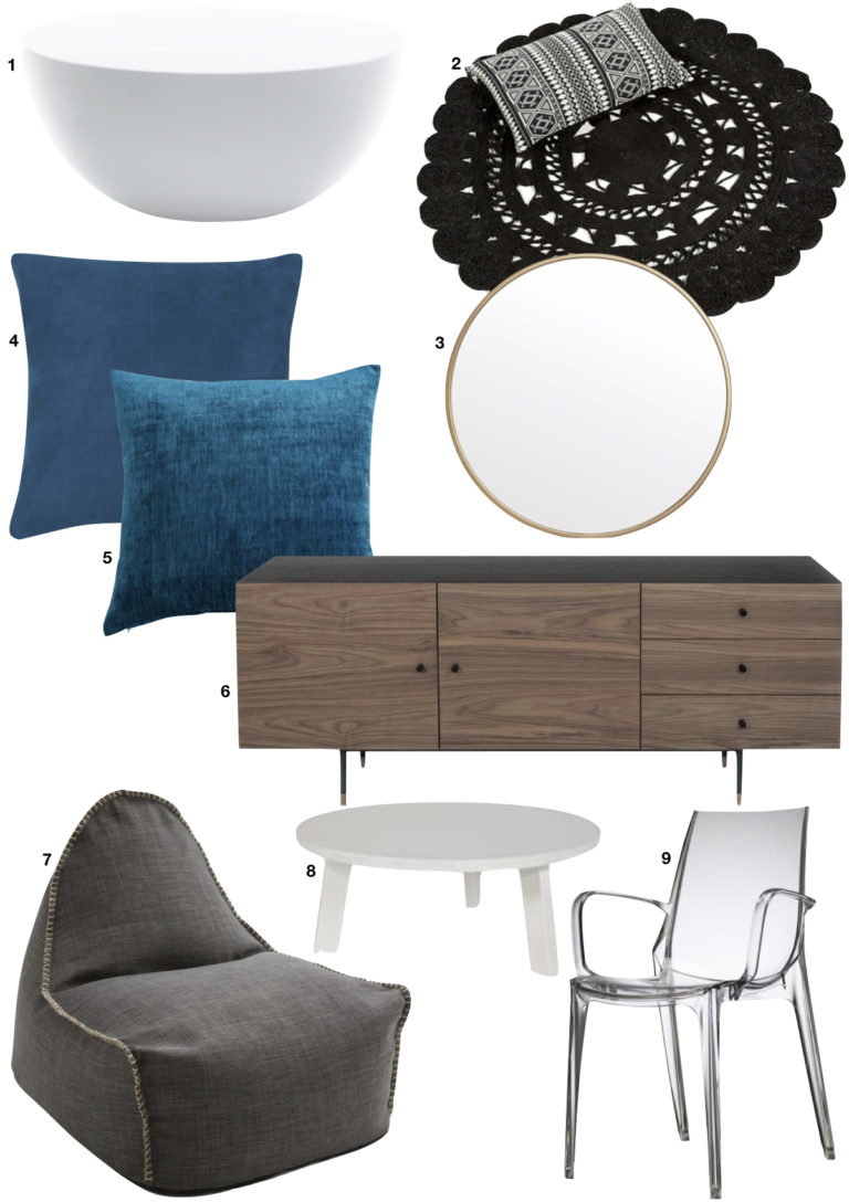 shopping list meuble bois coussin de sol table basse - blog déco