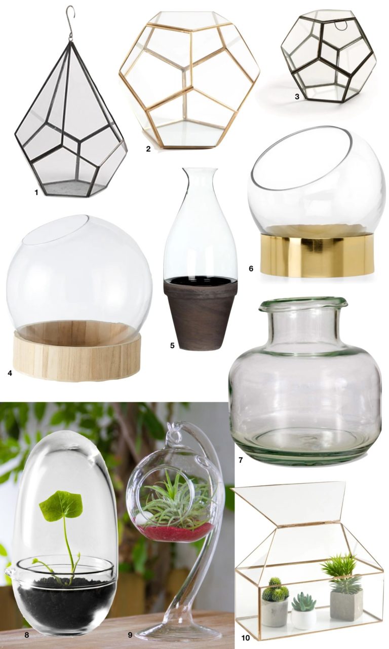 DIY terrarium tutoriel flacon original bulle hexagone vitrine - blog déco - Clem around the corner