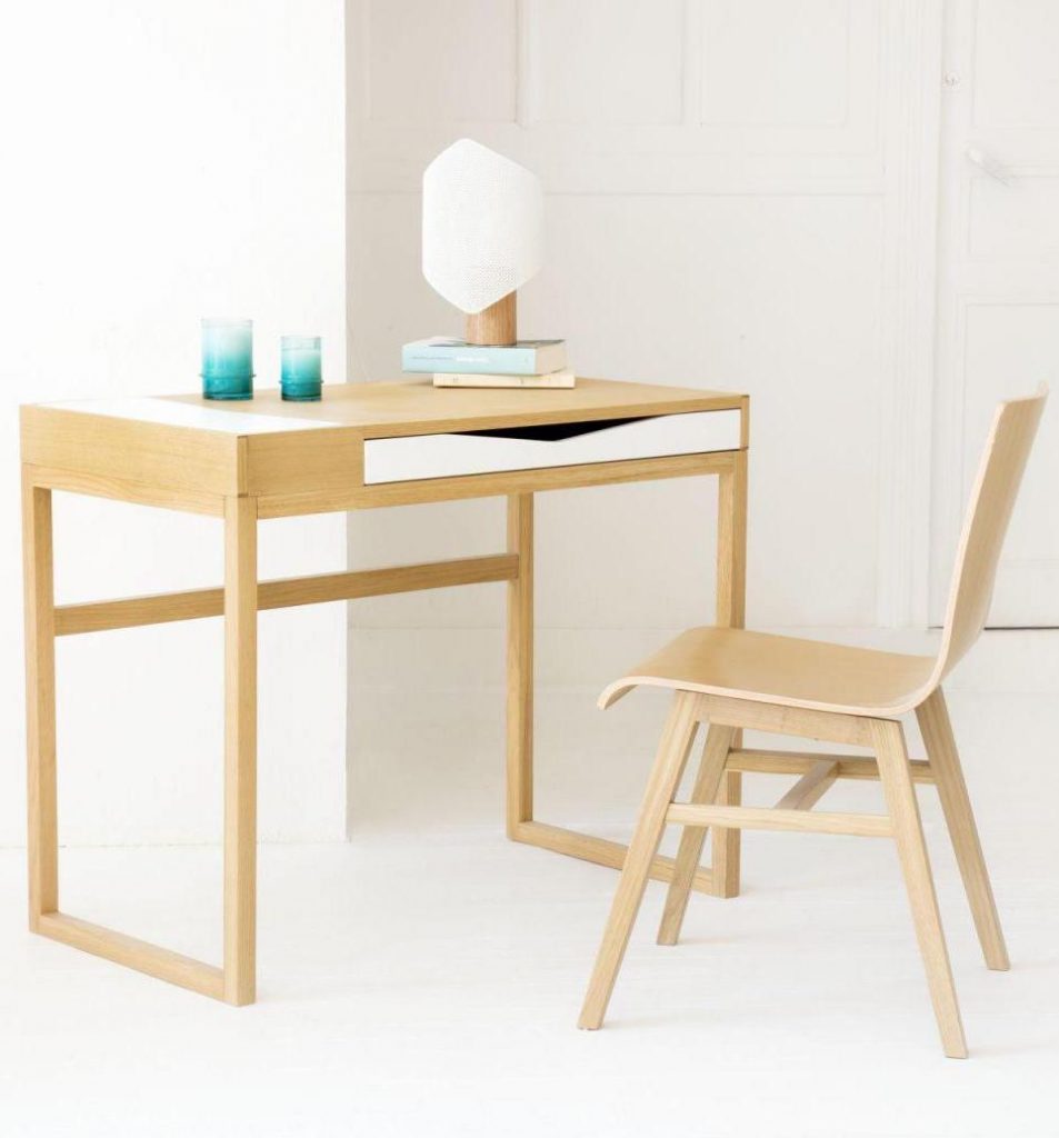 bureau faible profondeur minimaliste nordique - blog déco - clem around the corner