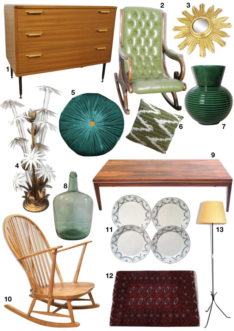 différence entre rétro et vintage en décoration shopping liste objets anciens - blog déco - clem around the corner