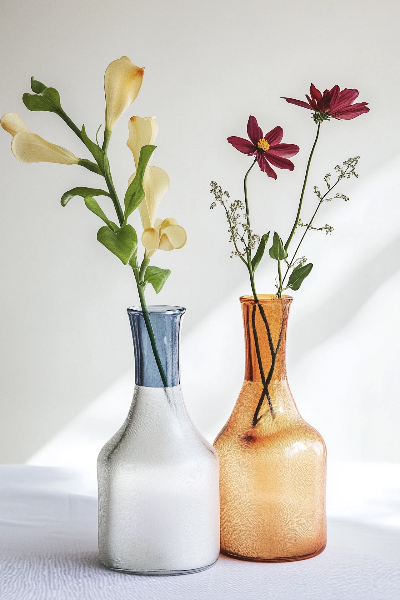 vase bouteille verre idée recup décoration