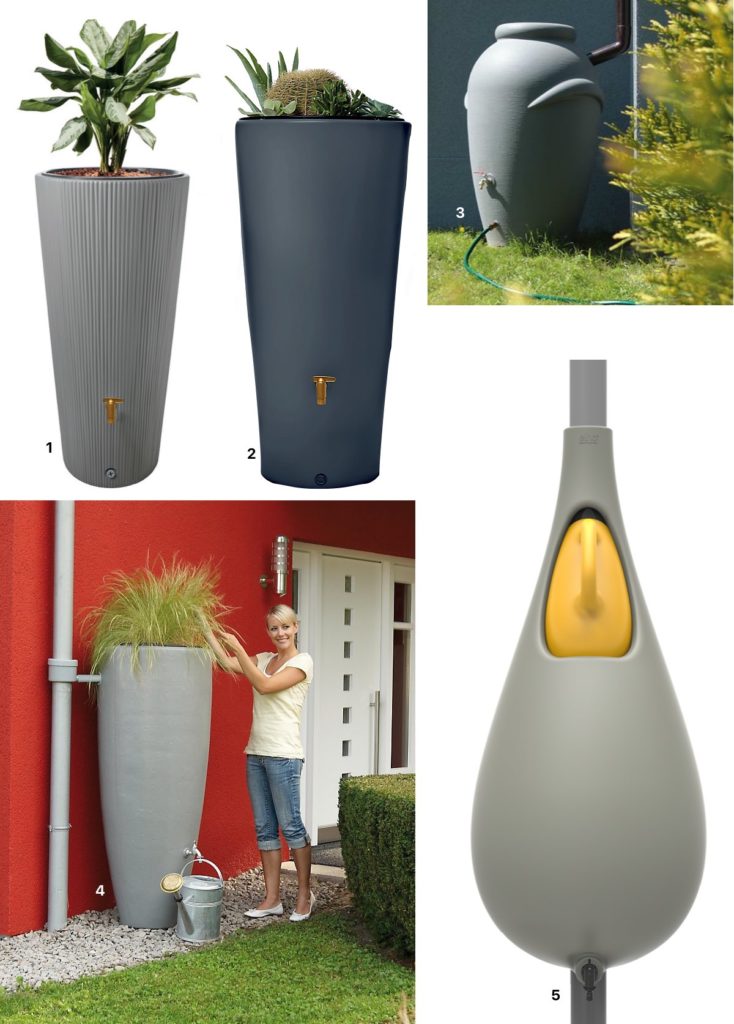 récupérateur eau pluie design jardin robinet pratique - blog déco
