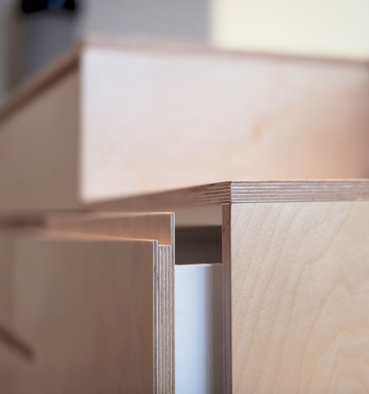 blog déco meuble rangement bois contreplaqué chambre astuce pour optimisation espace