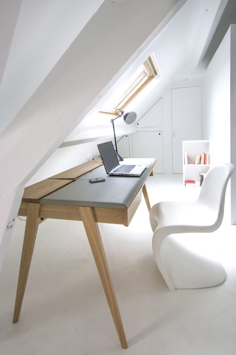 chaise panton icon design plastique blanc bureau lumineux scandi clemaroundthecorner