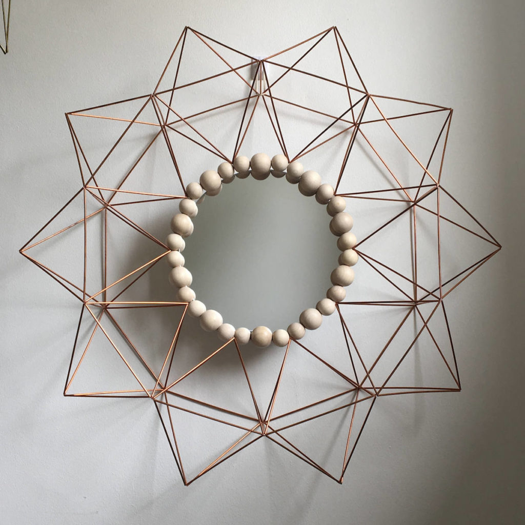 himmeli diy façon miroir soleil décoration scandinave - blog déco - clem around the corner