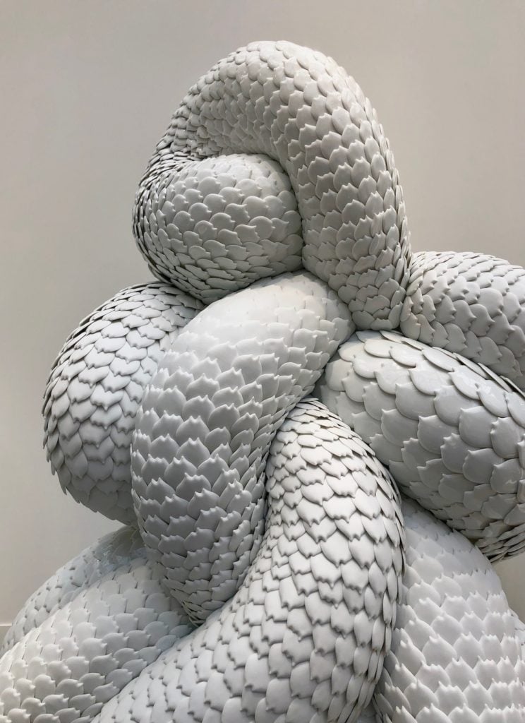 sculpture juliette clovis porcelaine limoges serpent écaille révélations édition 2019