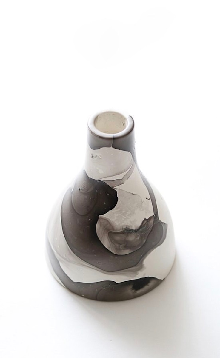 tutoriel bricolage décorer un vase déco marbre décoration intérieure clemaroundthecorner