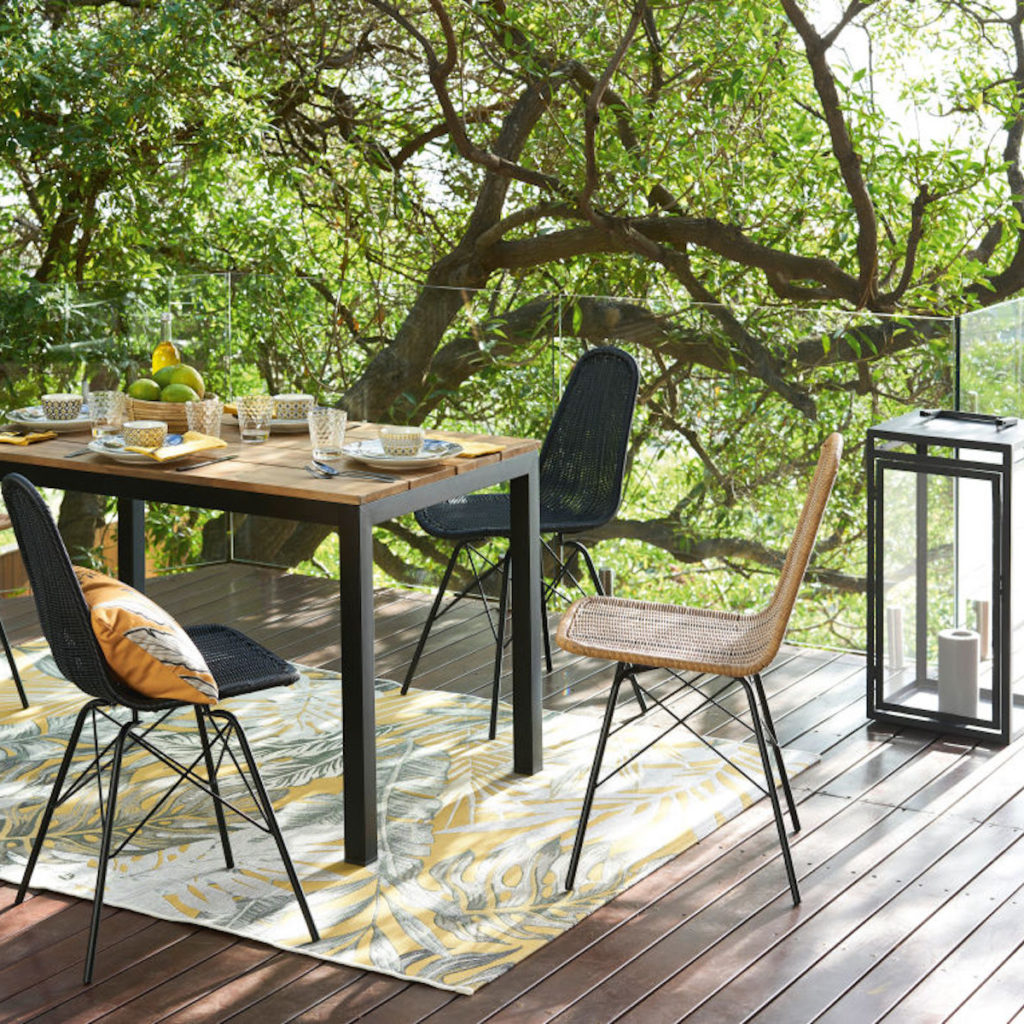 mobilier outdoor maisons du monde ambiance urban jungle - blog déco - clem around the corner