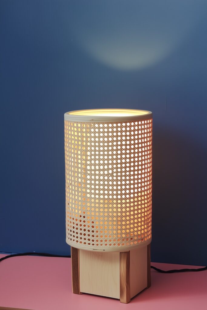 lampe cannage diy - blog déco