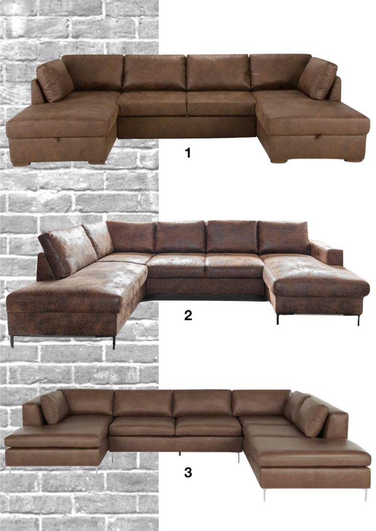 shopping liste canapé en cuir panoramique style industriel - blog déco - clematc