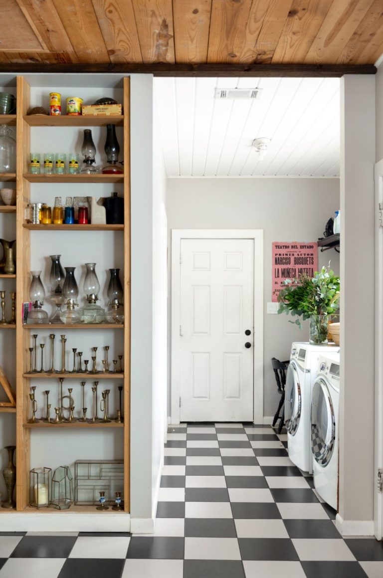 cuisine carrelage noir et blanc déco voyage clemaroundthecorner