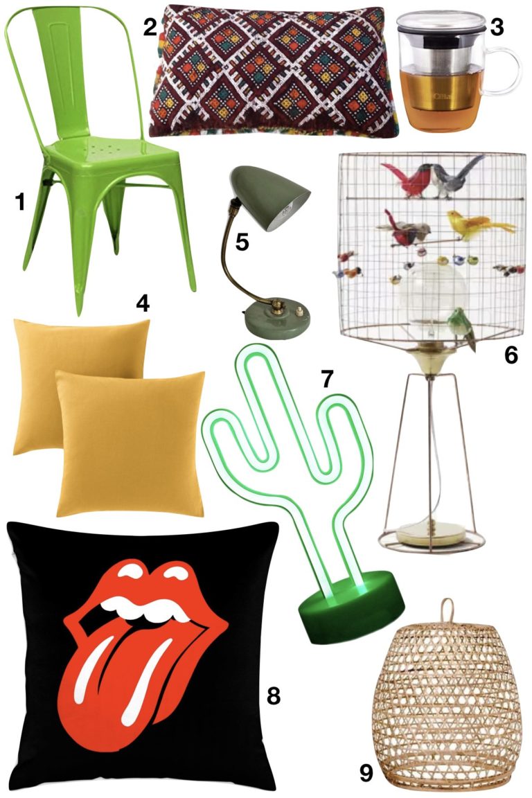 appartement noir éclectique idée décoration shopping liste originale - blog déco - clem around the corner
