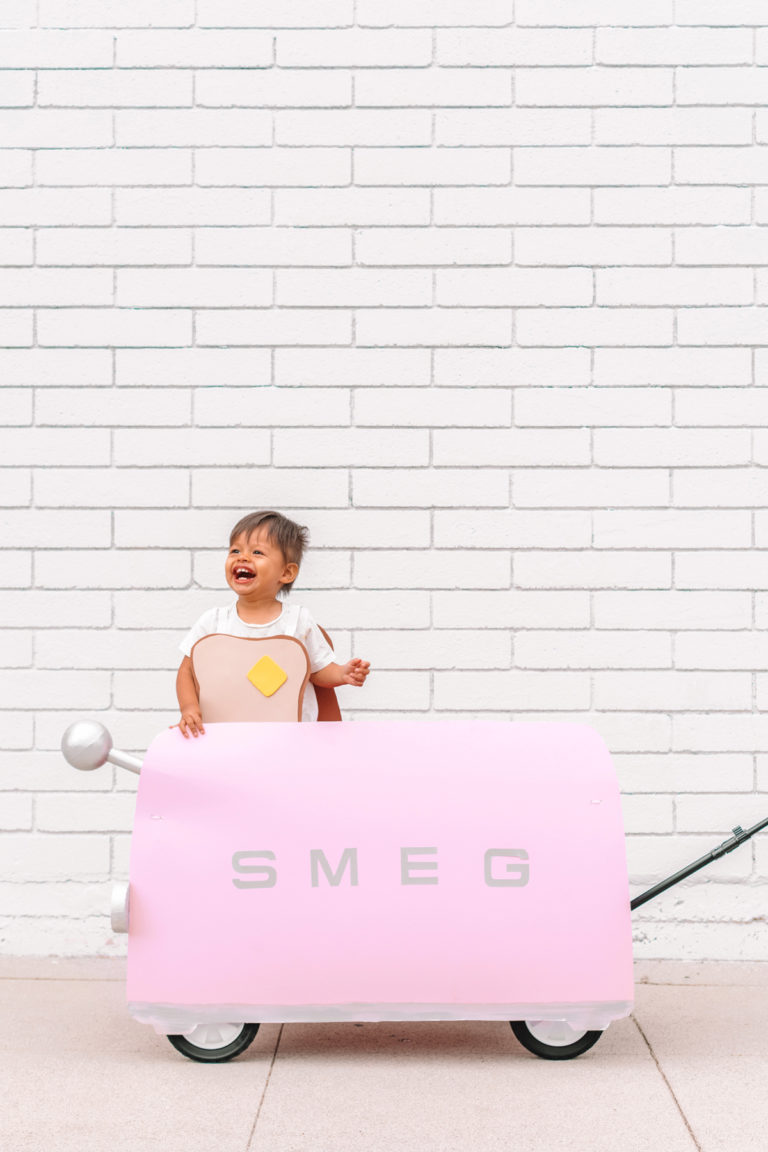 déguisement diy tuto tutoriel smeg toaster grille-pain idée originale tartine enfant costume diy
