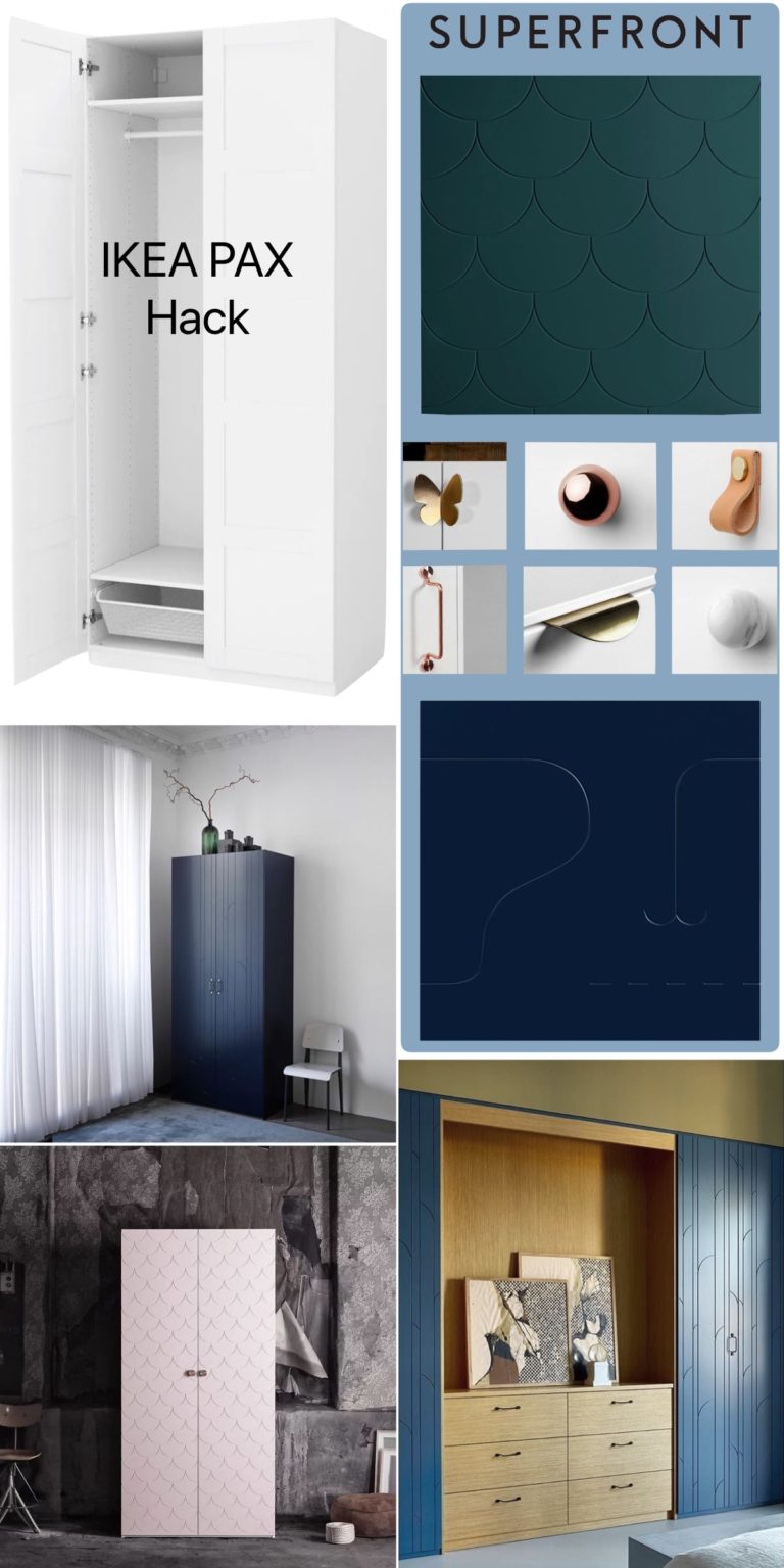 ikea hack pax superfront avis avant après - blog déco design - clem around the corner