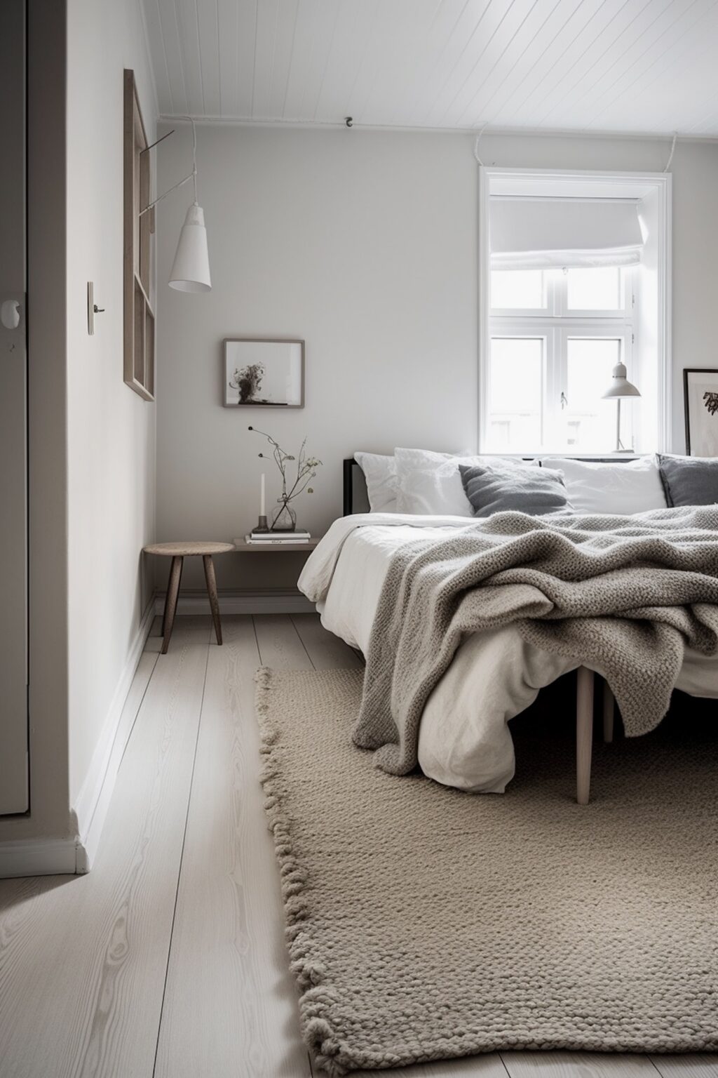chambre parentale nuance de beige slow life japandi vintage
