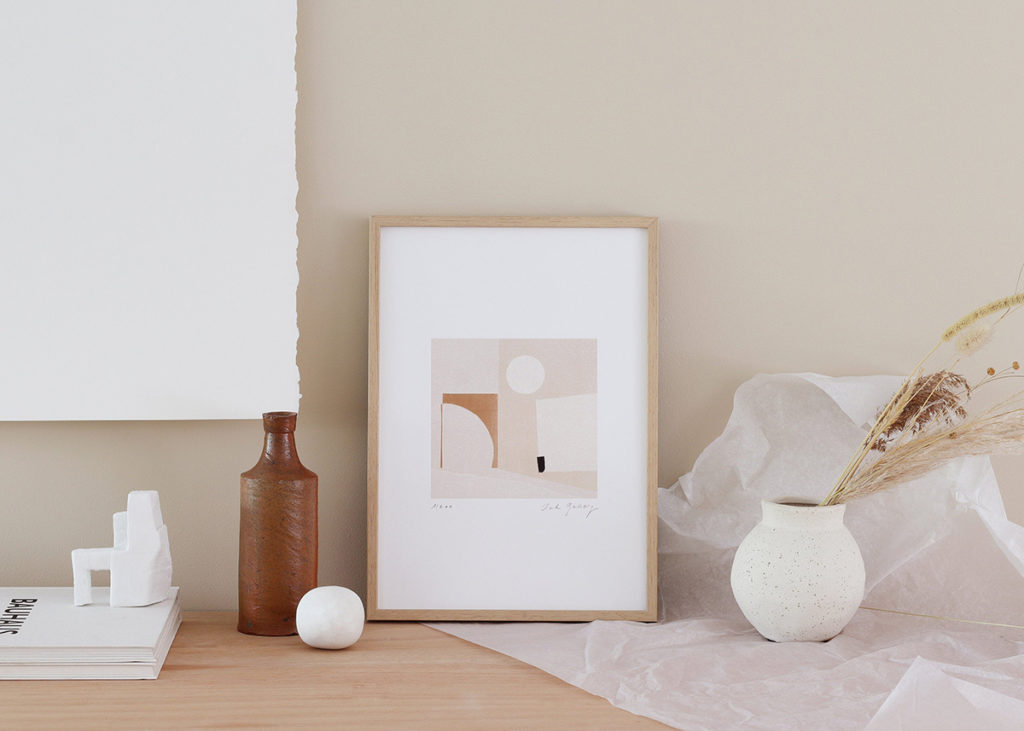 Ilustration Oak Gallery art Etsy poesie pastel abstrait décoration blé séché bouquet