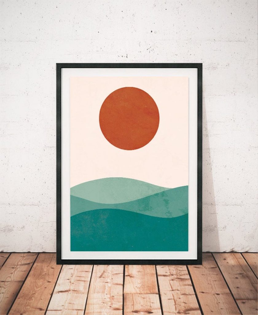 Illustration Poster Art Frame Les Temps Moderne