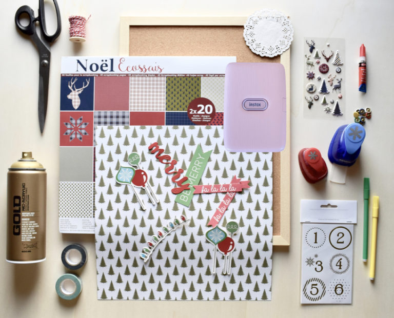 DIY activité enfant bricolage de noel préparation calendrier novembre