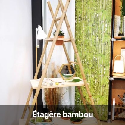 étagère rangement bambou échelle - blog diy décoration intérieur - clem around the corner