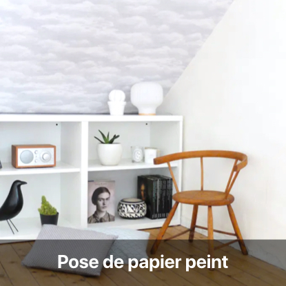 pose papier peint tutoriel - blog diy création déco - clem around the corner