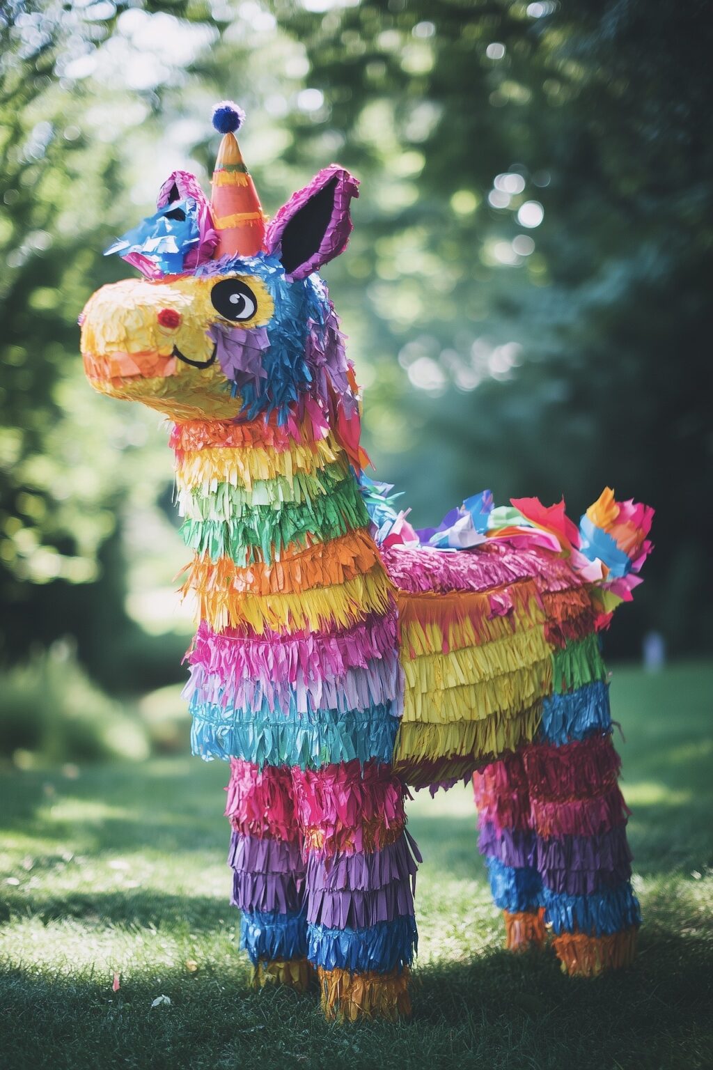 diy piñata anniversaire thème licorne