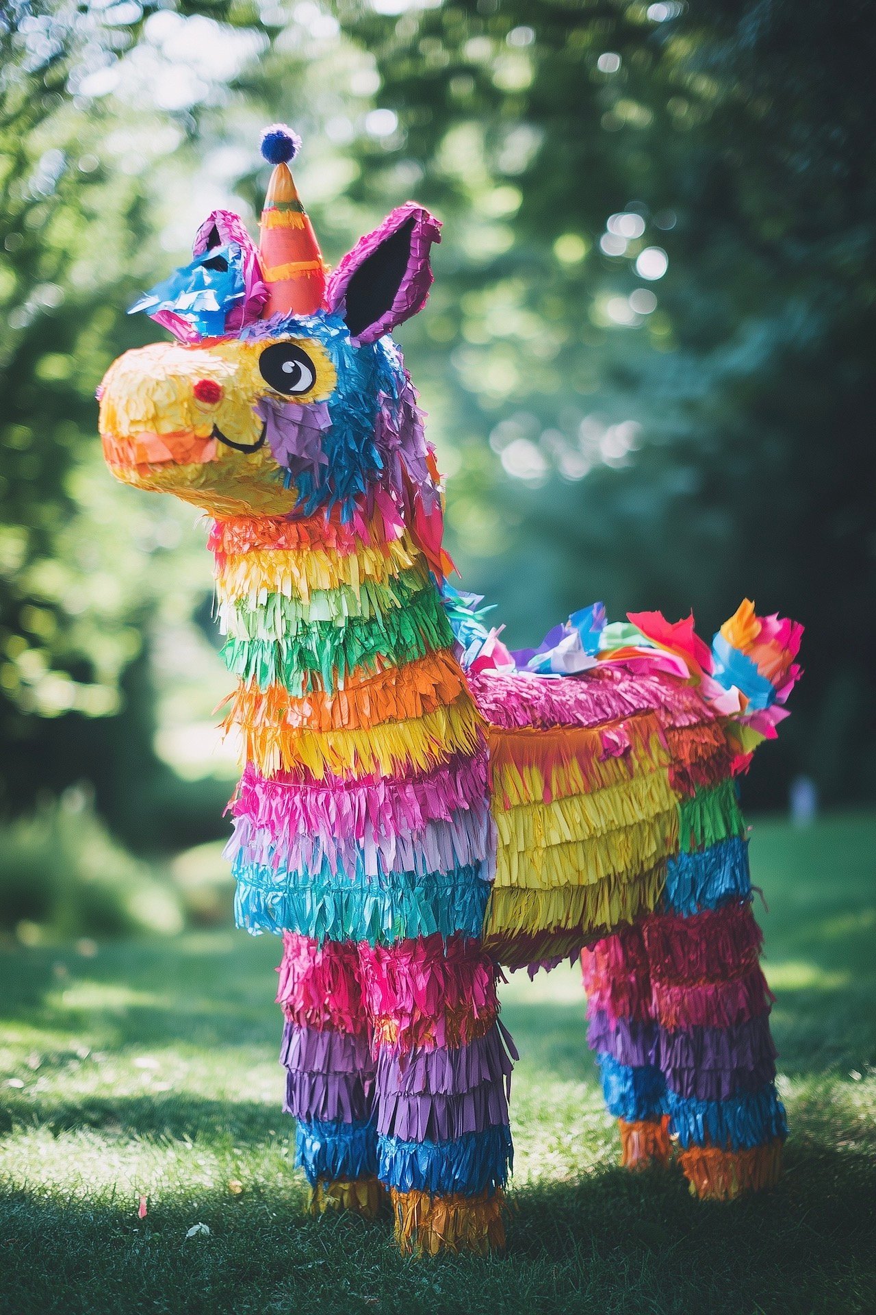 diy piñata anniversaire thème licorne