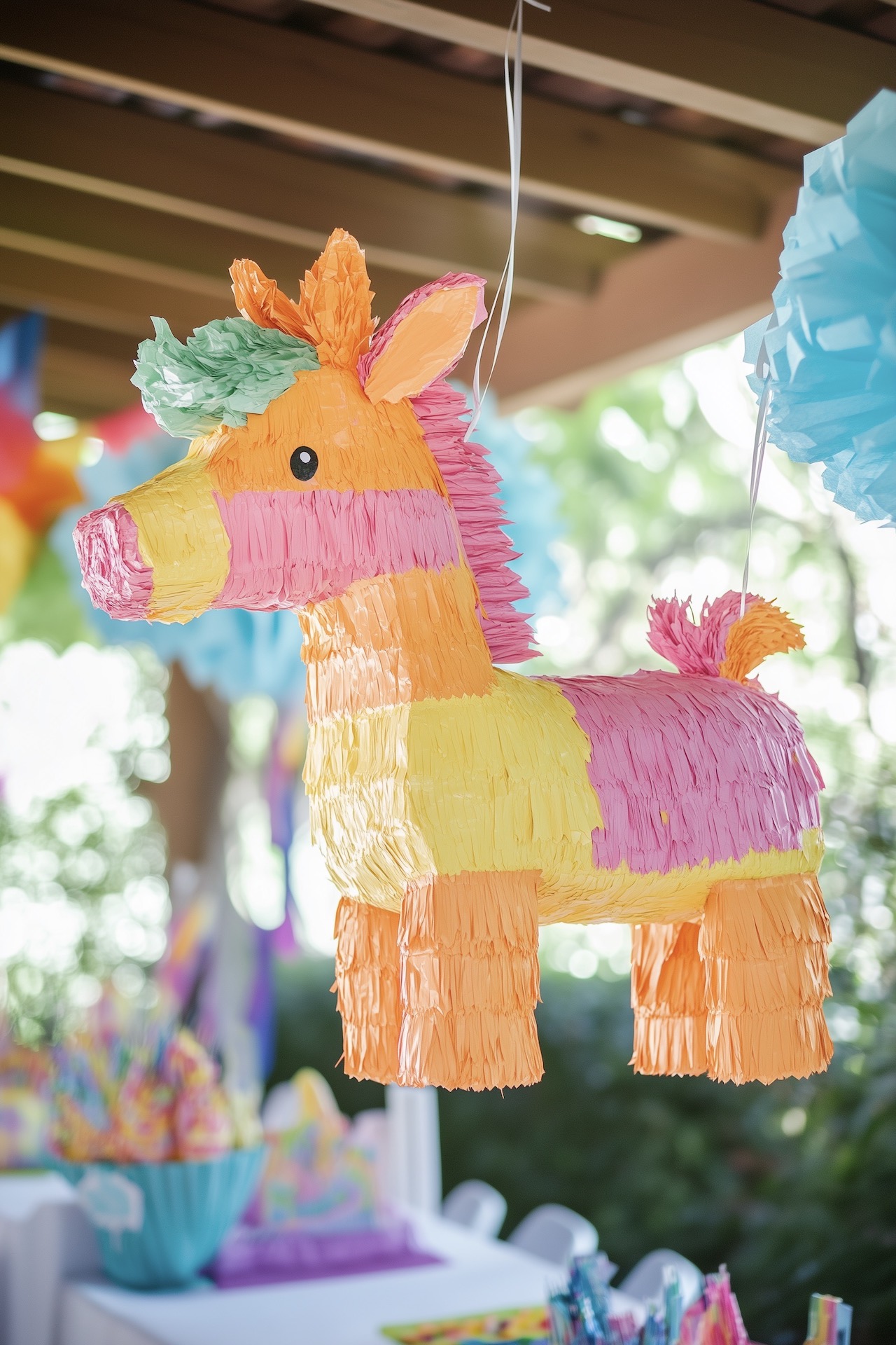 diy piñata déco anniversaire thème cheval équitation