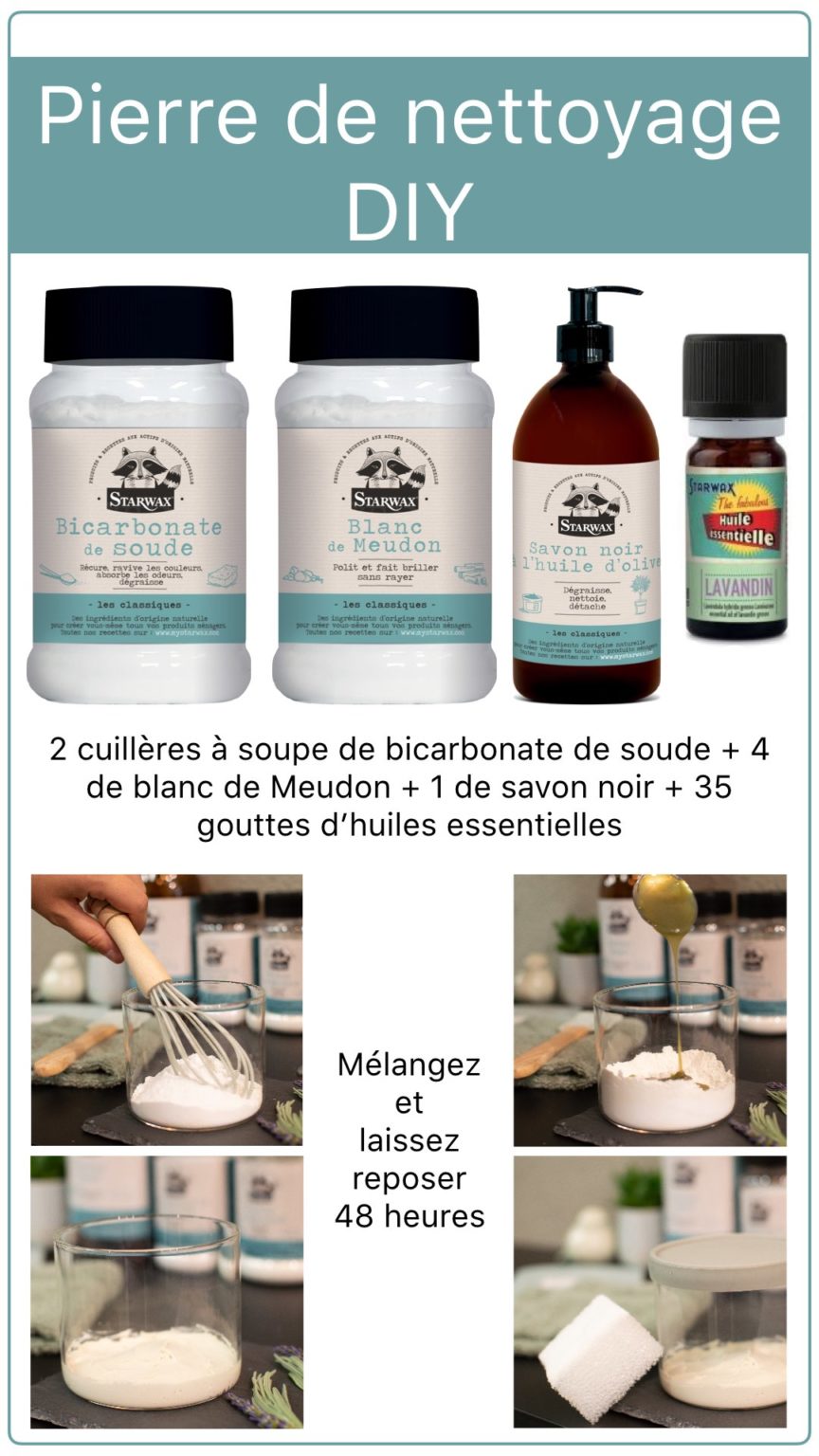 comment fabriquer soi-même pierre de nettoyage bio écolo diy - blog déco maison - clem around the corner