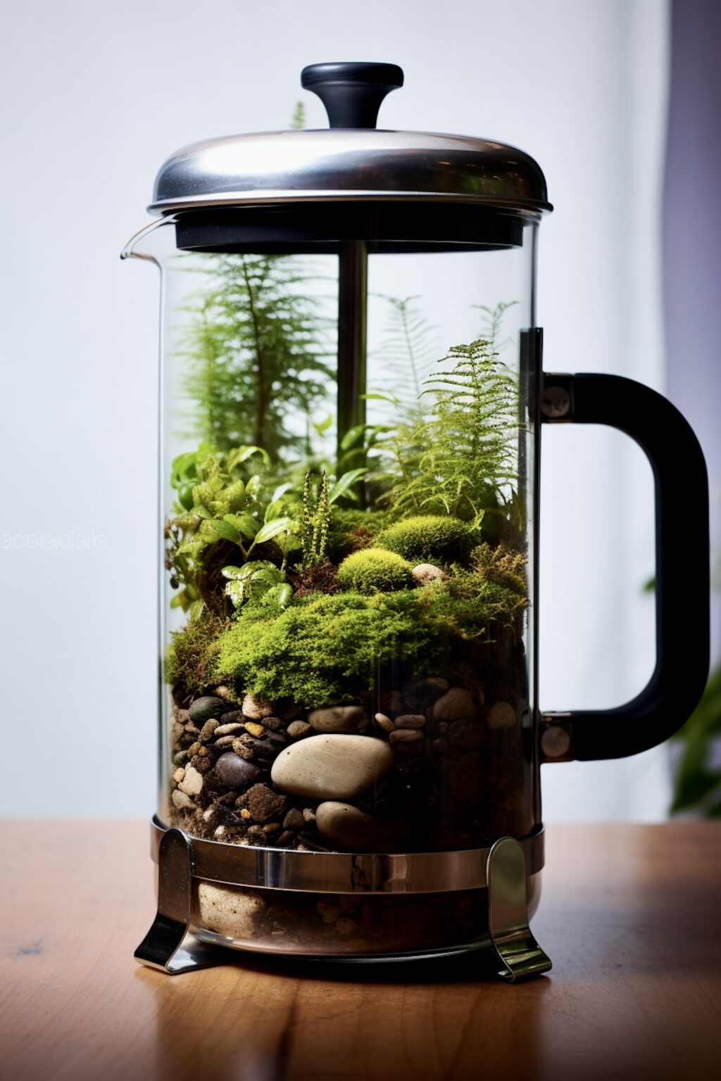 détourner machine café presse en vase