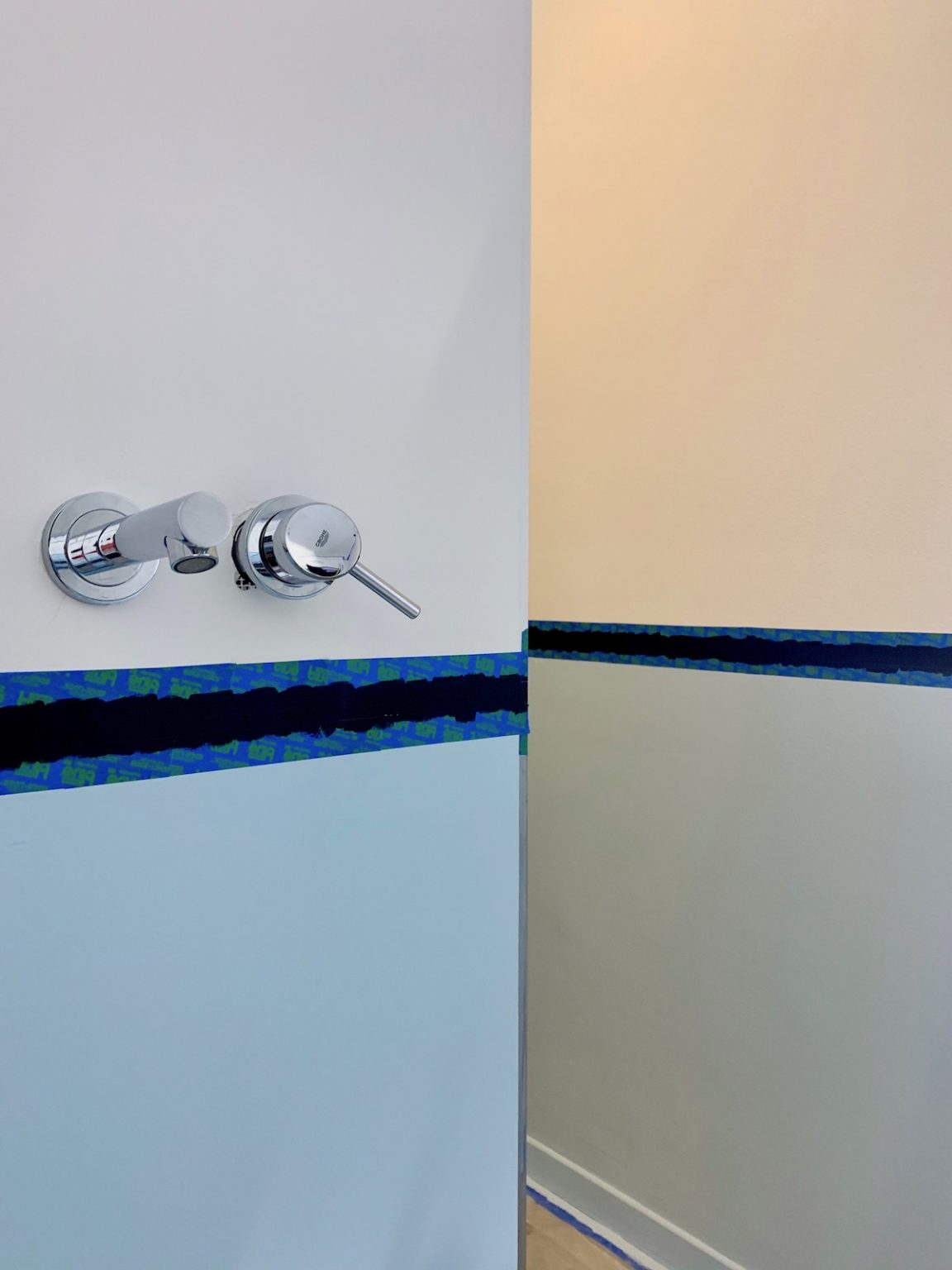 test ruban adhésif masquage peintre bleu salle de bain scotch blue avis