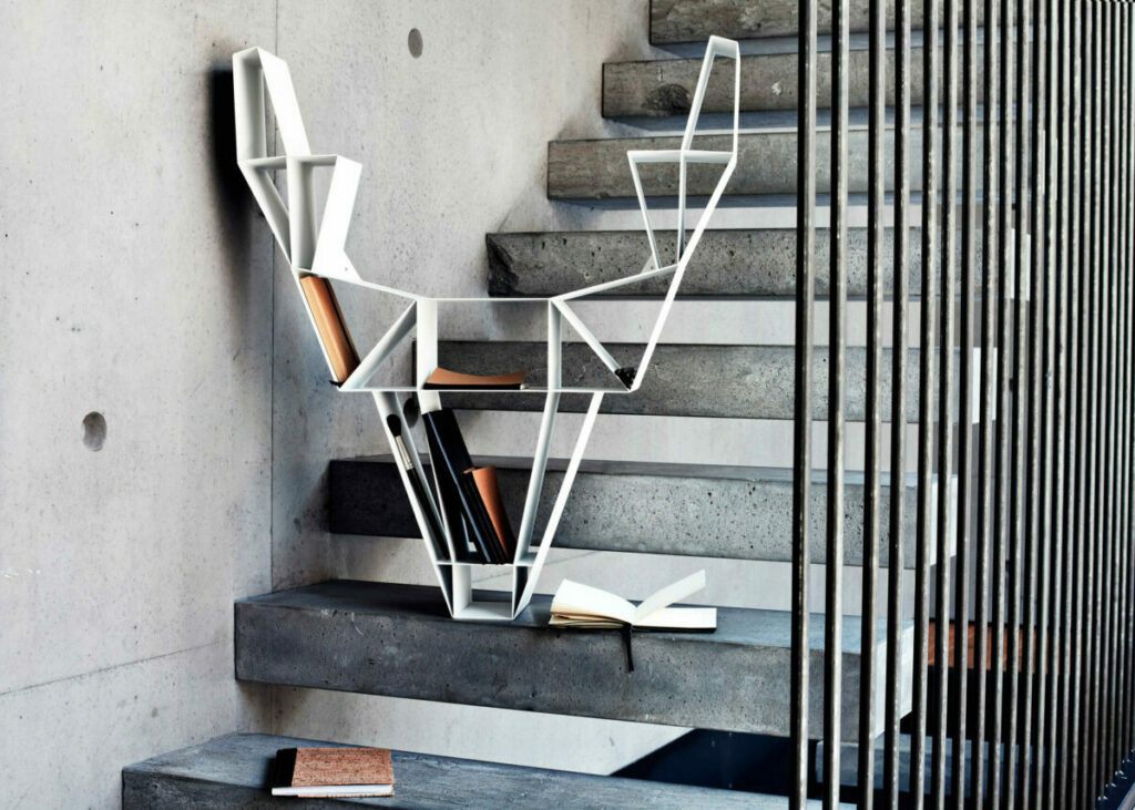 étagère chambre enfant original animal renne métal